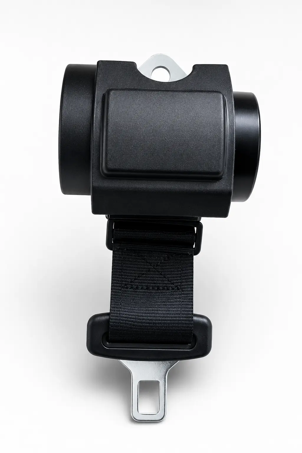 2-point retractable forklift seat belt with protective ABS housing and latch