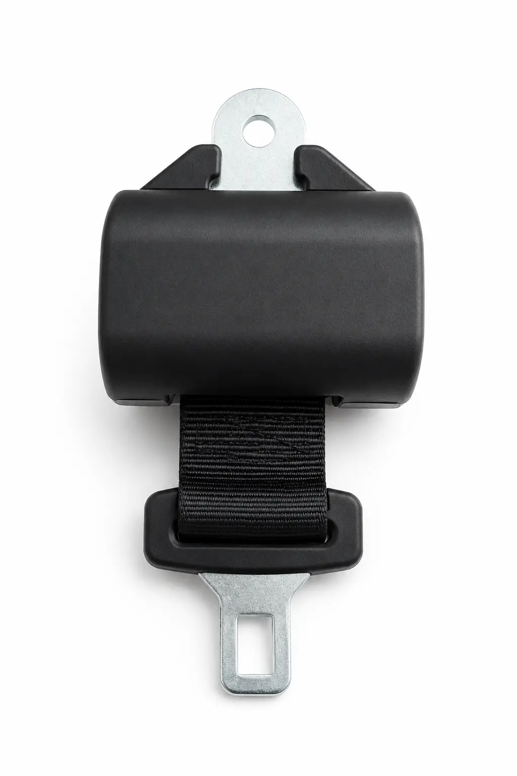 2-point automatic bus seat belt assembly with ELR retractor housing