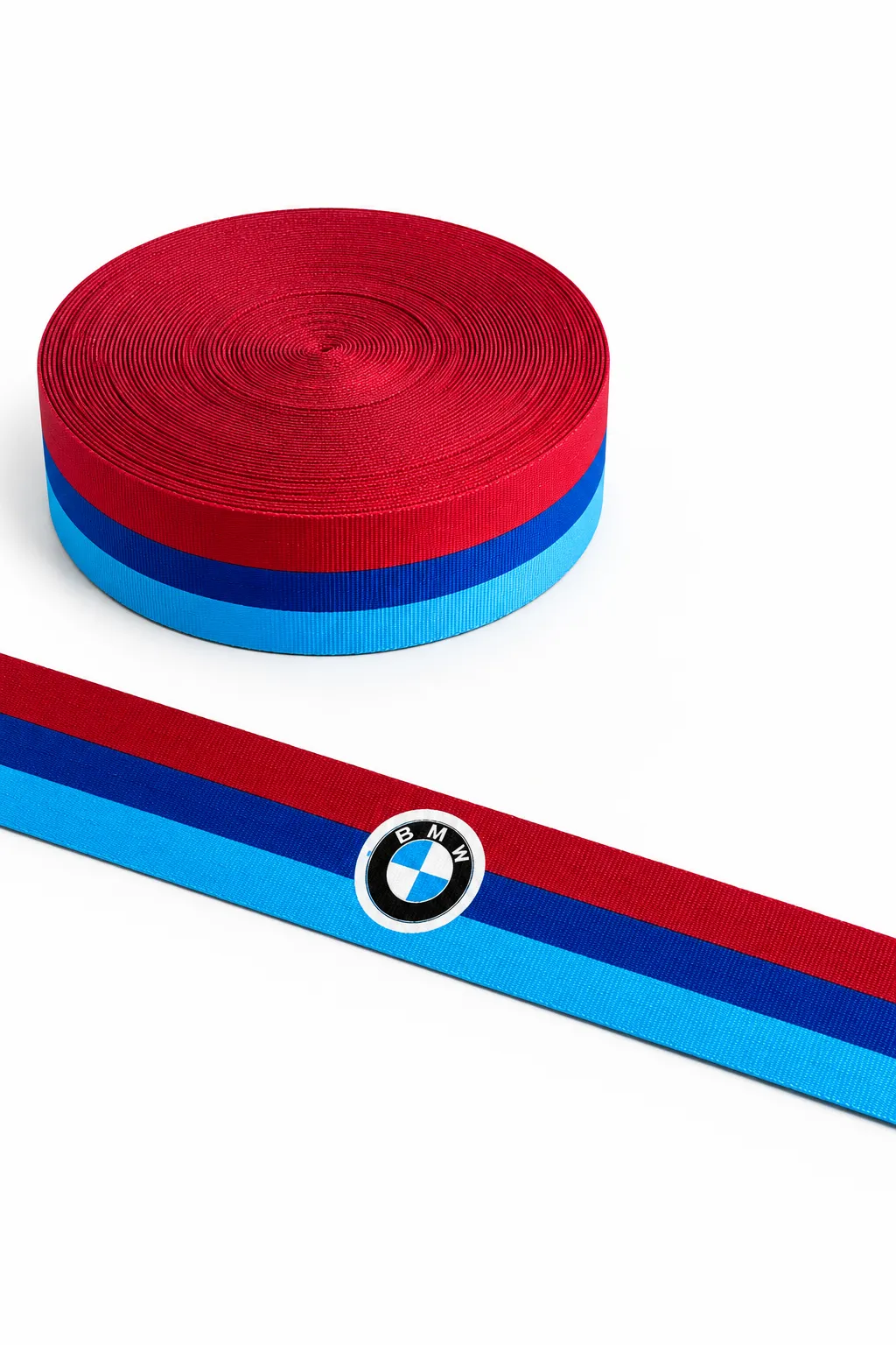 Seat Belt Webbing Straps & Color Chart BMW Tricolor Roll Webbing