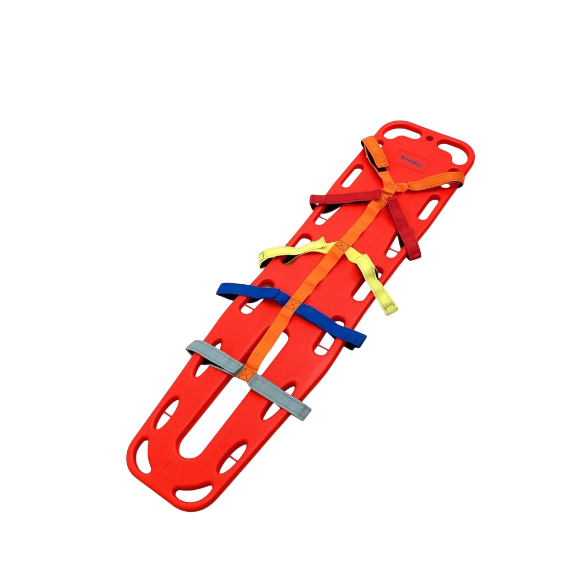 Color-Coded Spider Strap System for Spine Boards Color-Coded Spider Strap System full layout on spine board